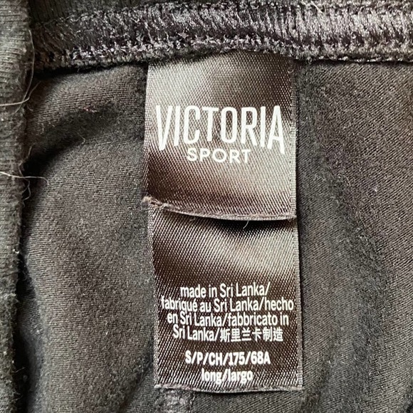 Victoria Sport Black Criss Cross Leggings Small - Picture 3 of 4